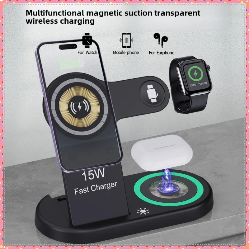 Watch 7 Smartwatch Iphone - 15W Fast Wireless Charger Stand 3