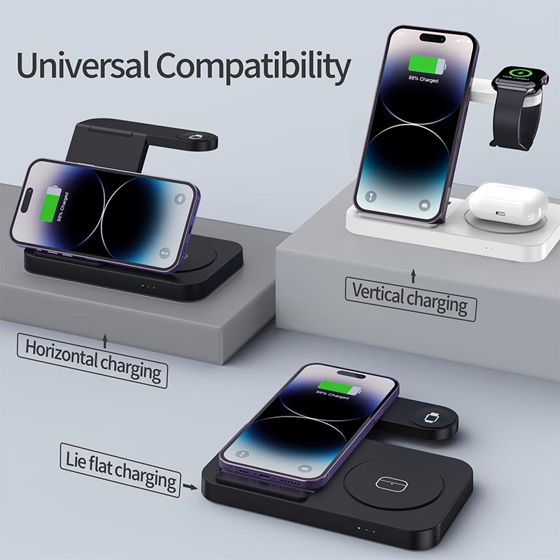 Watch 7 Smartwatch Iphone - 4 in 1 Foldable Wireless Charging