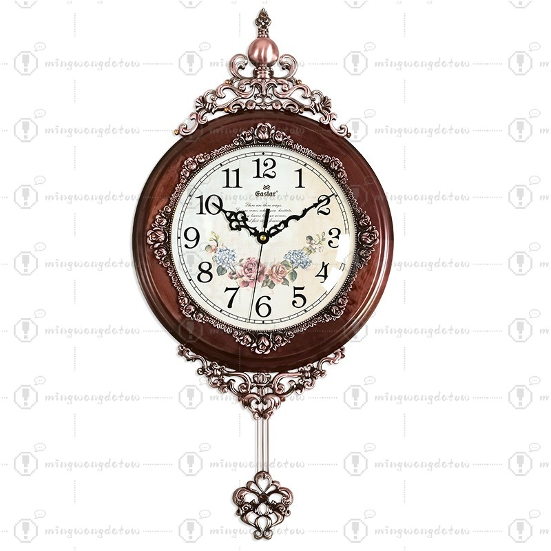 Watch Es - European Retro Iron & Wooden Wall