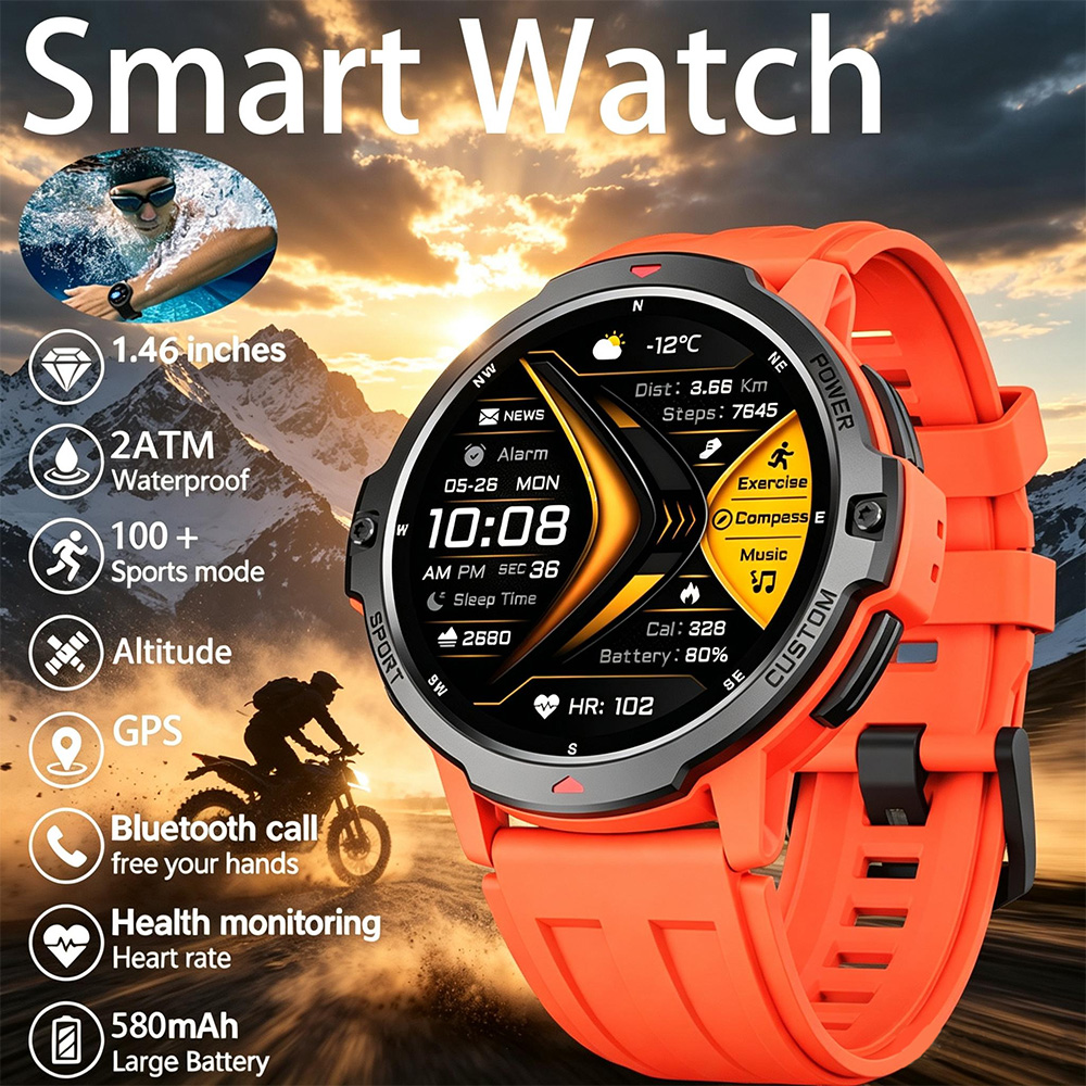 Timex Watches Smartwatch - NEW 6-Axis Gyroscope Military GPS Smartwatch