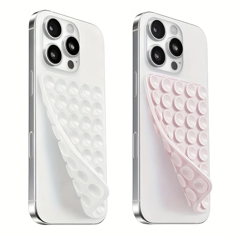 Watch Es - 2pcs Double-Sided Silicone Suction Cup Phone