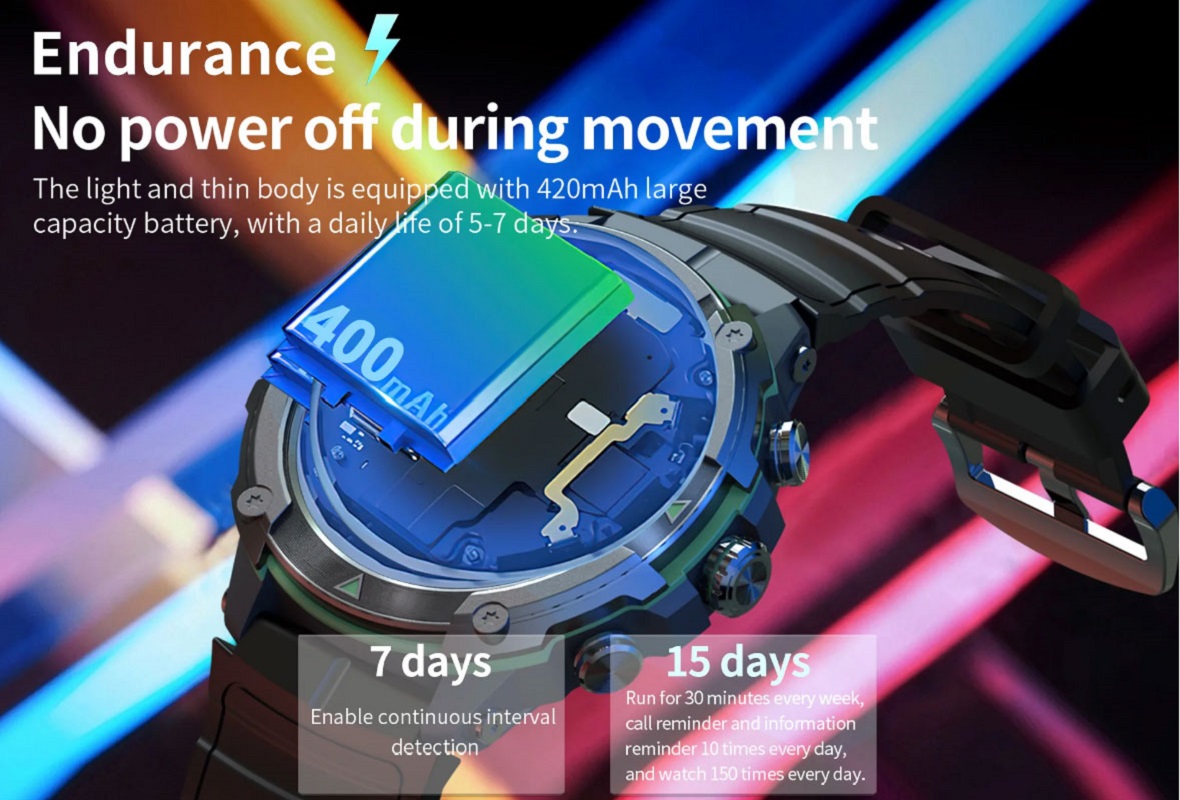 Smart watch 1.43 AMOLED Displa - Watch Vs Smartwatch ulasan dan harga