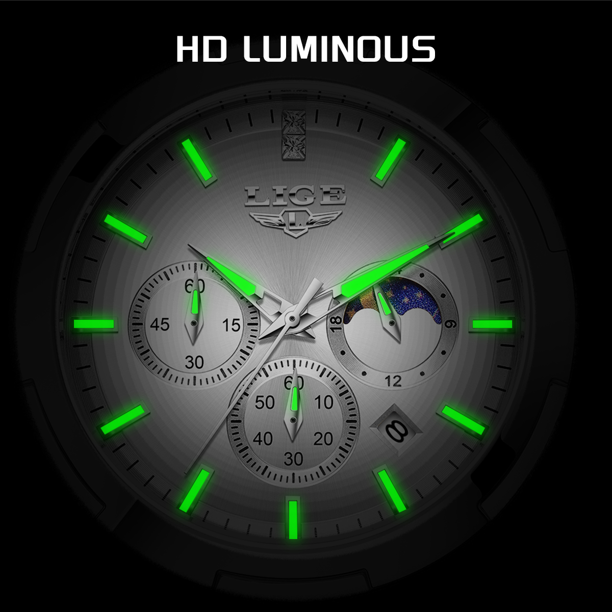 LIGE Top Brand Luxury Watch Wo - Smartwatch Watches Brands For Women ulasan dan harga