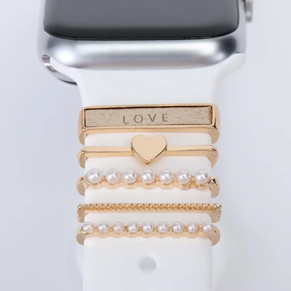 For Apple Watch Band Metal Cha - Smartwatch Ring Watches ulasan dan harga