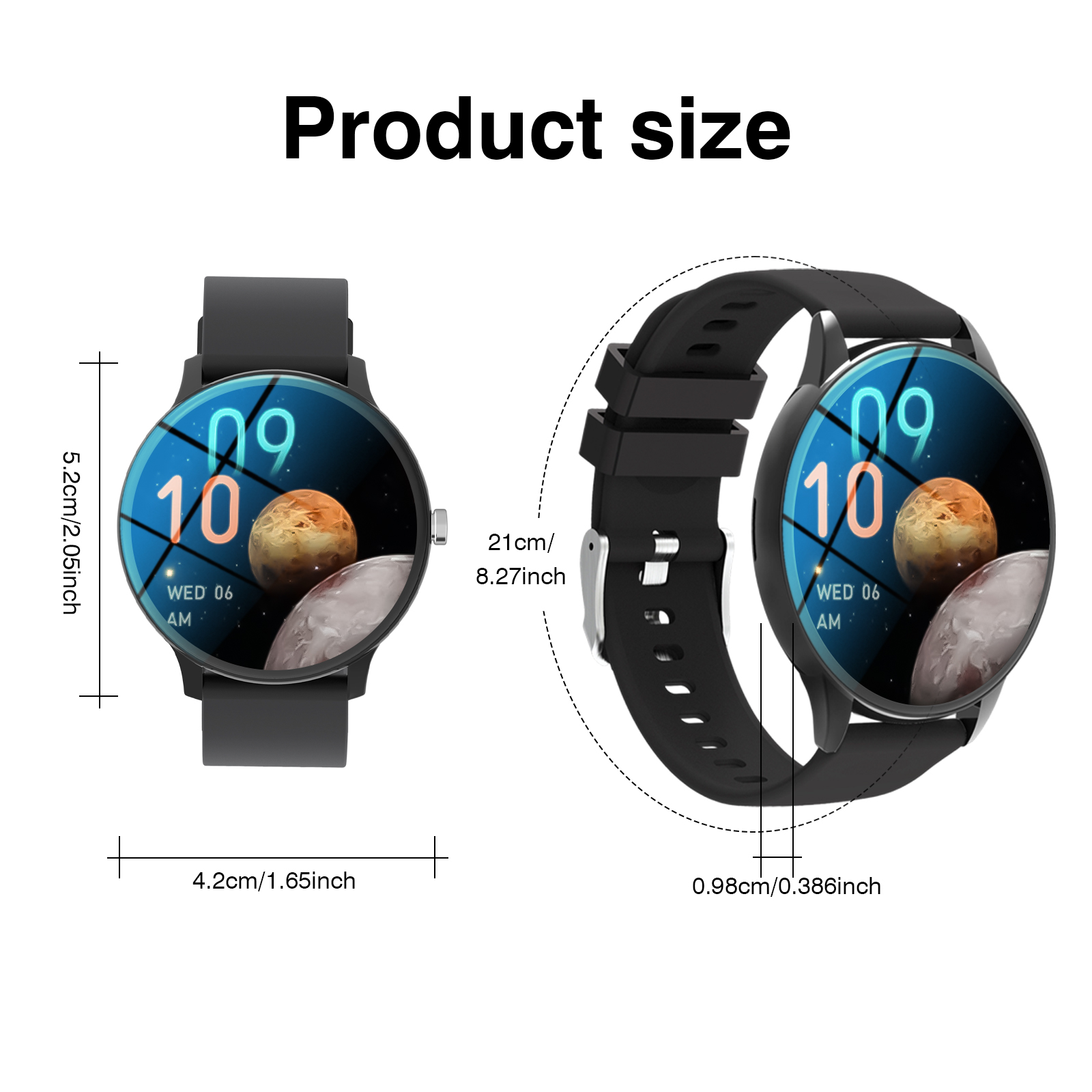1.65-inch Full Screen Touch Sp - Watch 7 Smartwatch Iphone ulasan dan harga