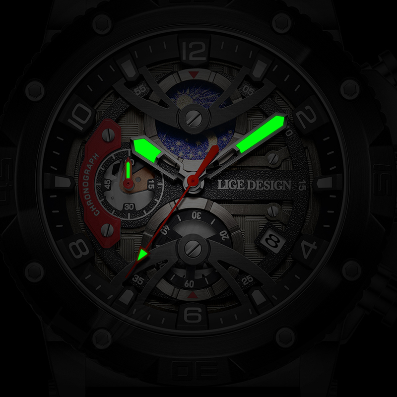 LIGE Top Brand Luxury Men Watc - Smartwatch Watches Brands For Men ulasan dan harga