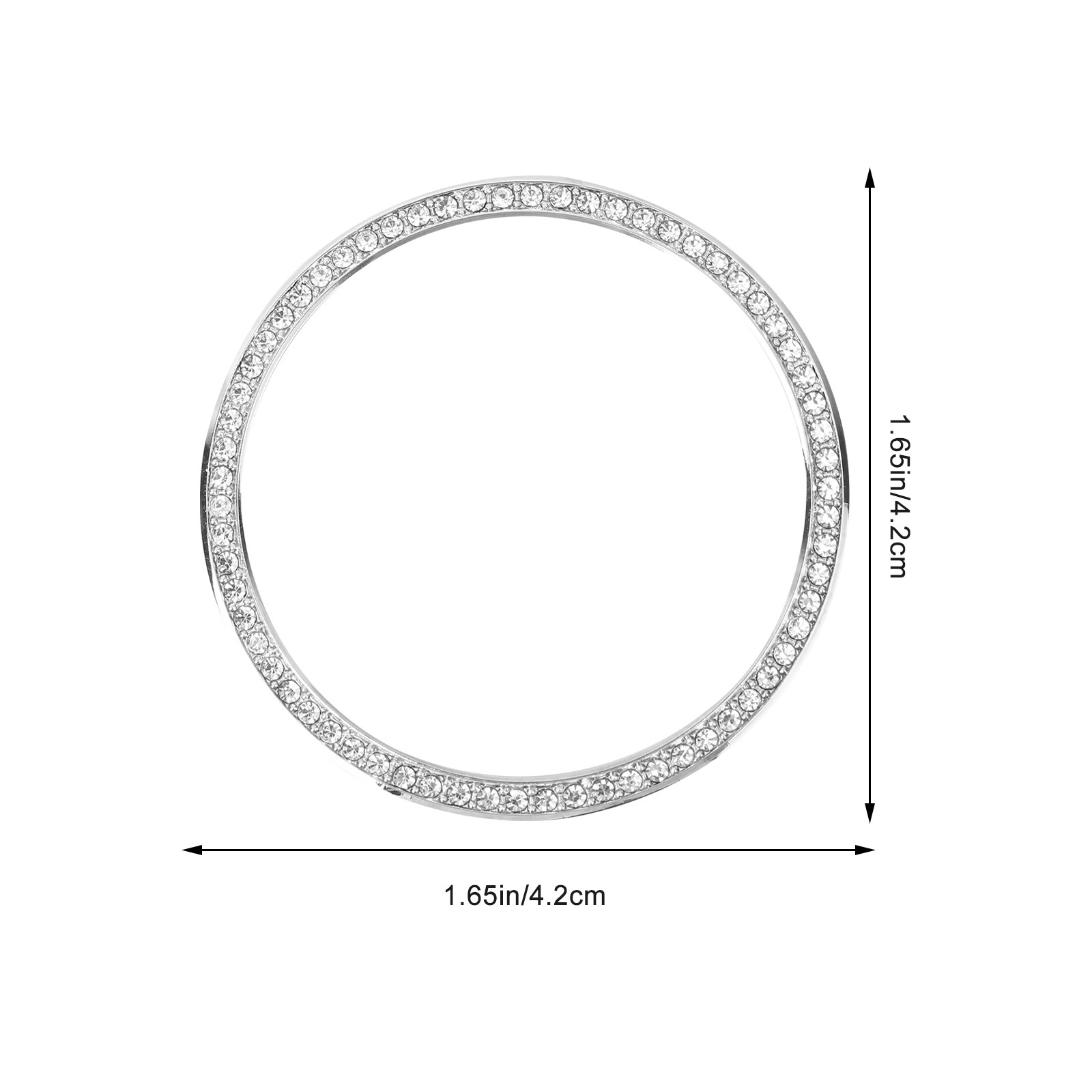 Premium Alloy Diamond-Inlaid B - Smartwatch Ring Watches ulasan dan harga
