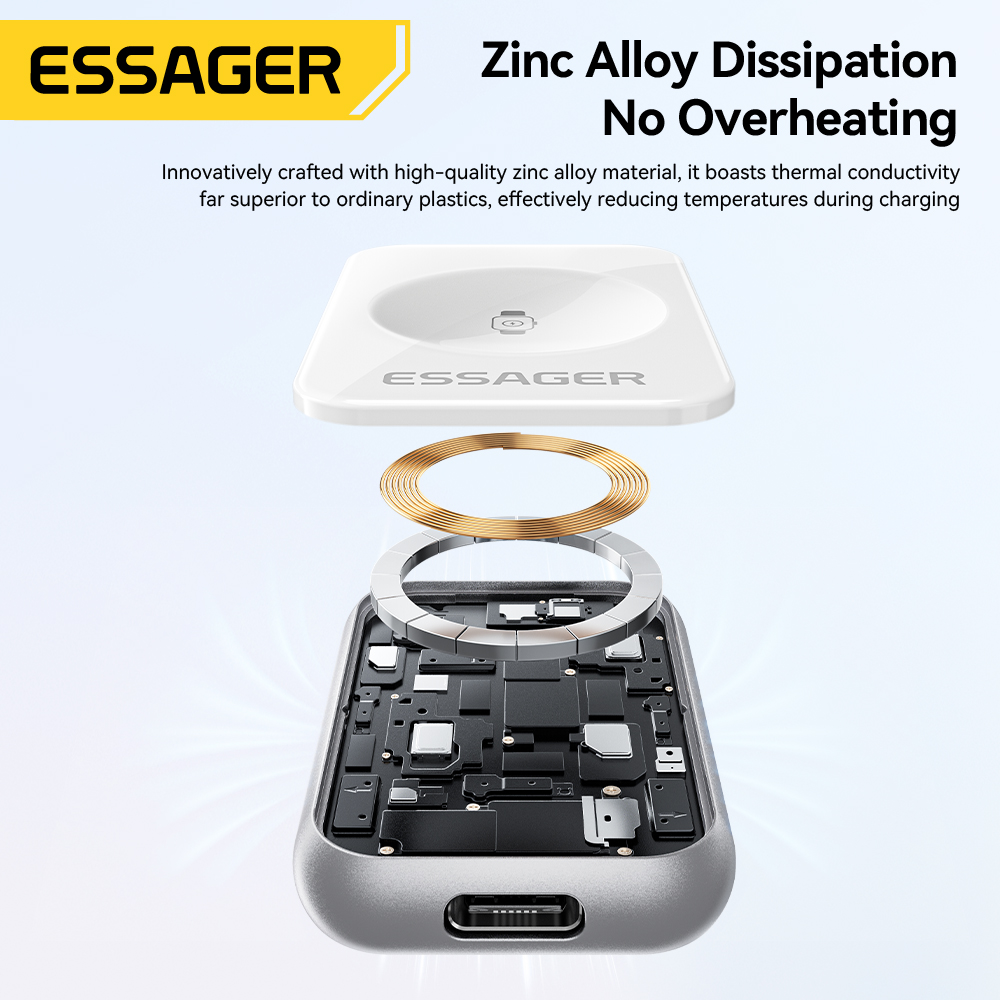 Essager 5W Magnetic Wireless C - Watch 7 Smartwatch Iphone ulasan dan harga