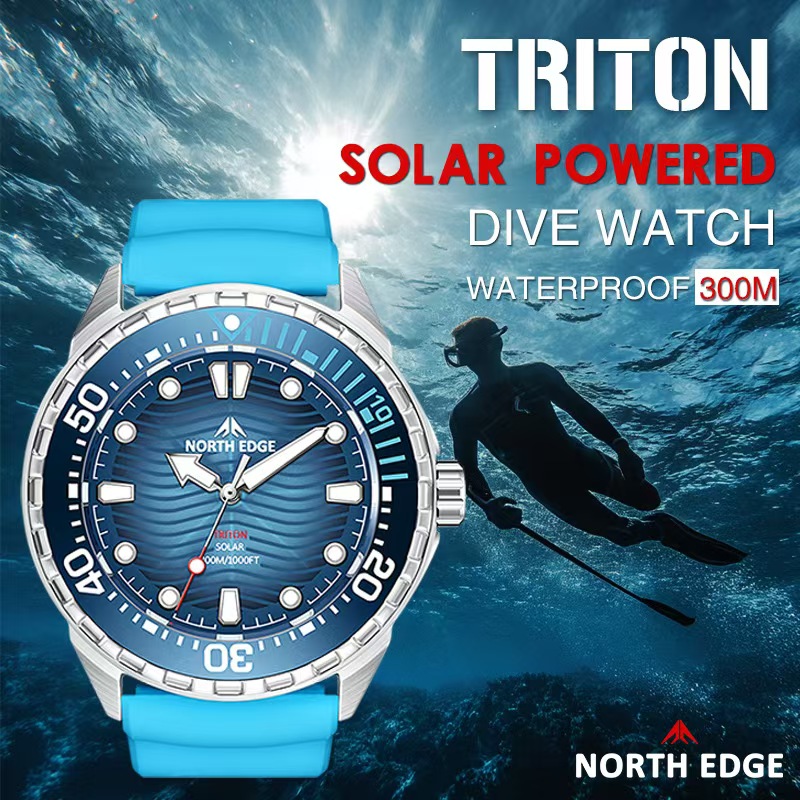 Stainless Steel Diving Watch S - Smartwatch Ring Watches ulasan dan harga