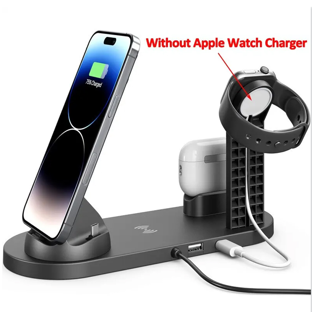 30W 7 in 1 Wireless Charger St - Watch 7 Smartwatch Iphone ulasan dan harga
