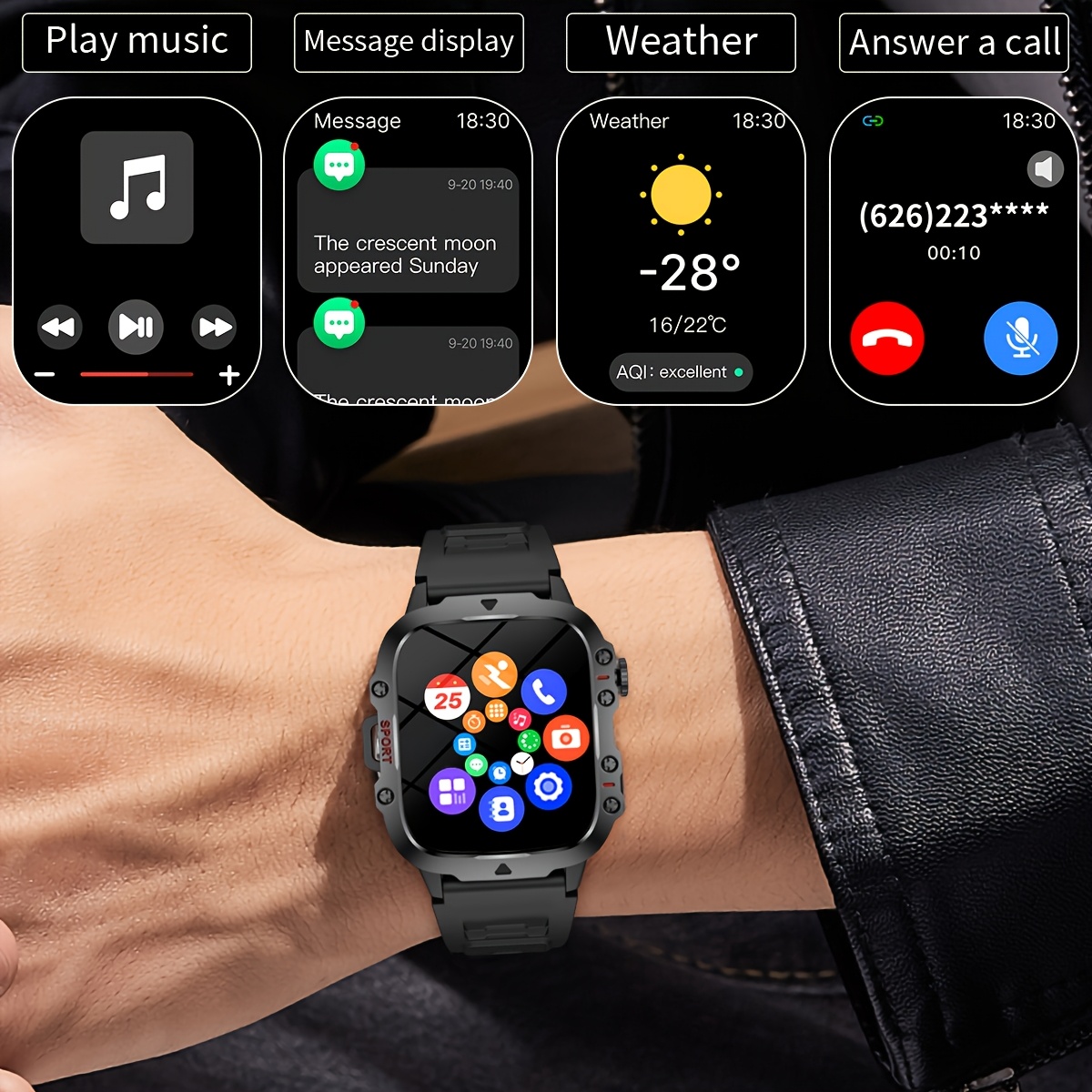 New Smart Watch, Equipped with - Smartwatch Watches Wallpaper ulasan dan harga
