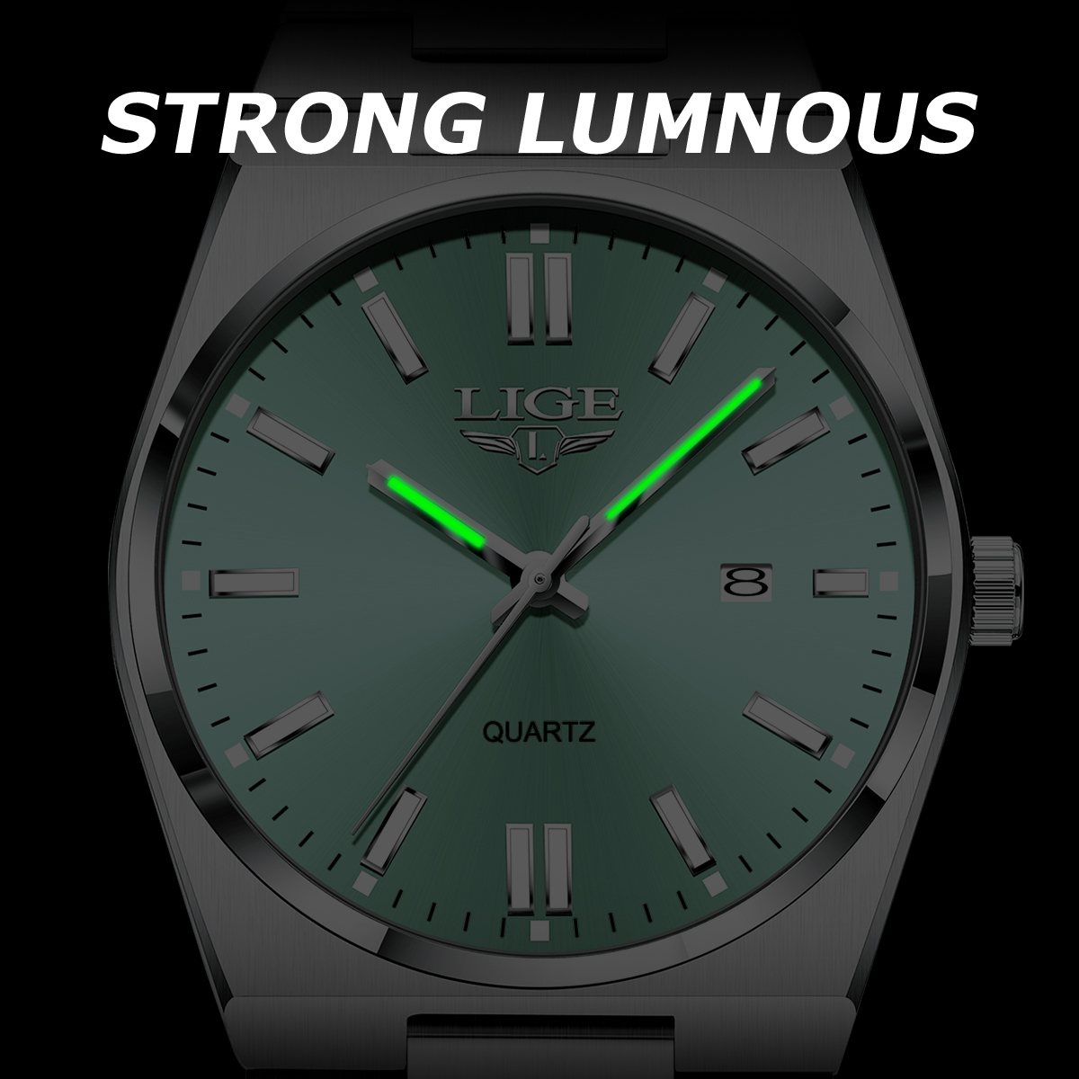LIGE Luxury Brand Men Watches  - Smartwatch Watches Brands For Men ulasan dan harga