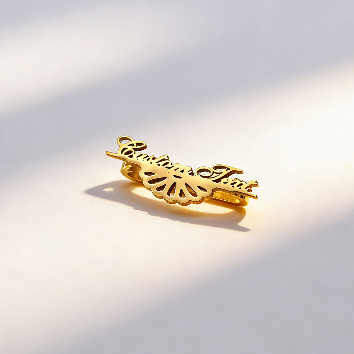 Chandler Custom Name Fan-Shape - Smartwatch Ring Watches ulasan dan harga