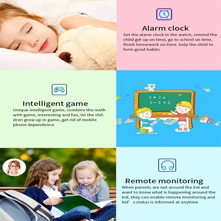 2026 New 2G Sim Card Kids Smar - Smartwatch Watches Gift For Boys On Birthday ulasan dan harga