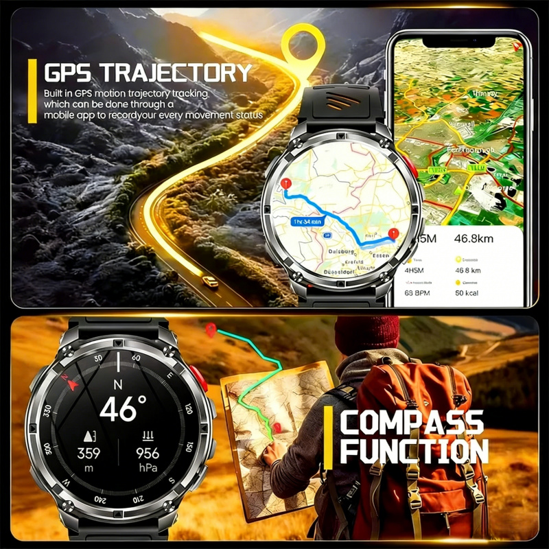 Outdoors Military Smart Watche - Smartwatch Watches Wallpaper ulasan dan harga
