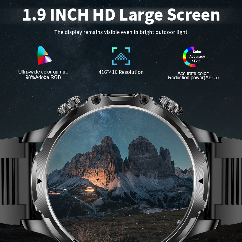 LIGE Smartwatch Military Men 1 - Timex Watches Smartwatch ulasan dan harga
