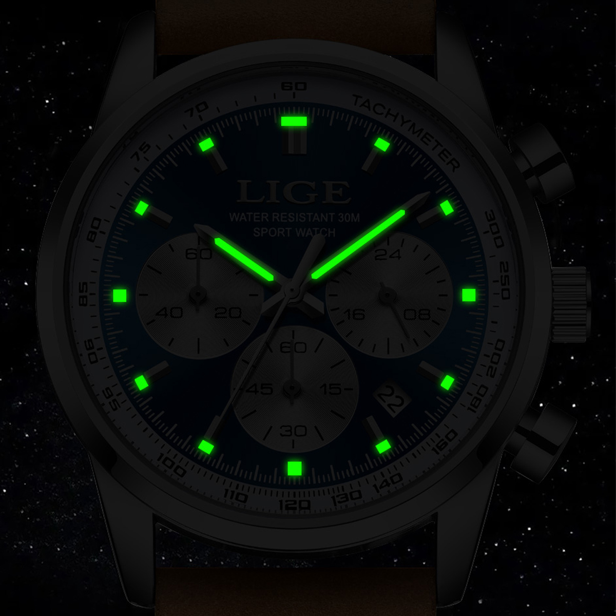 LIGE Top Brand Men's Quartz Wa - Smartwatch Watches Brands For Men ulasan dan harga