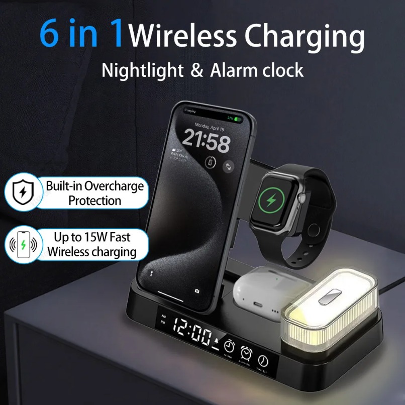 Removable LED 6 in 1 Wireless  - Watch 7 Smartwatch Iphone ulasan dan harga