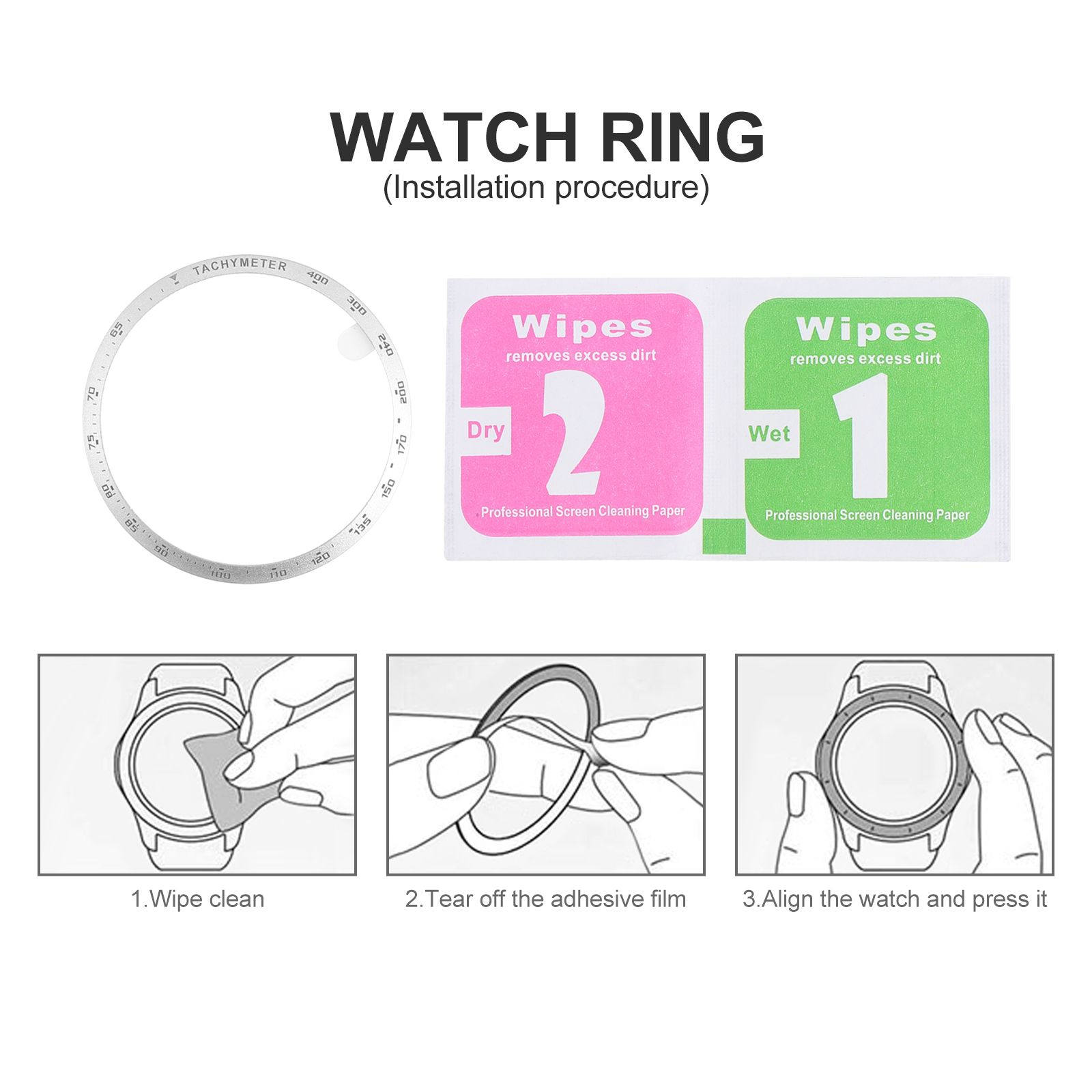 Aluminum Alloy Watch Bezel Rin - Smartwatch Ring Watches ulasan dan harga