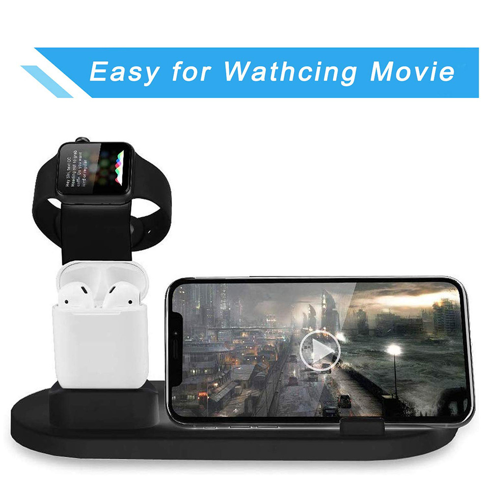 7 in 1 Wireless Charger Stand  - Watch 7 Smartwatch Iphone ulasan dan harga