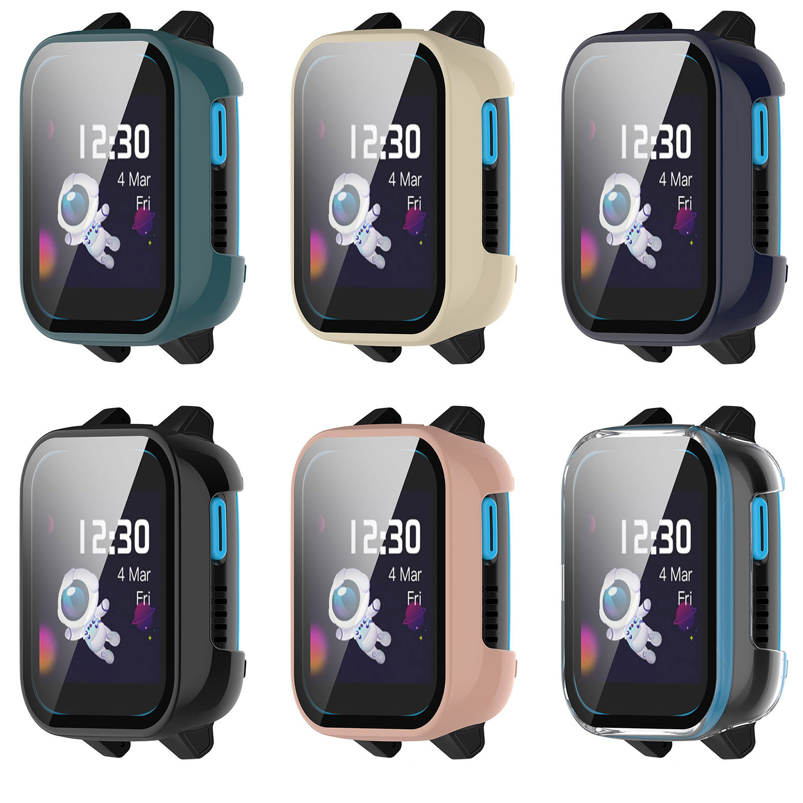 Hard Edge Shell Glass Screen P - Smartwatch Watches For Children ulasan dan harga