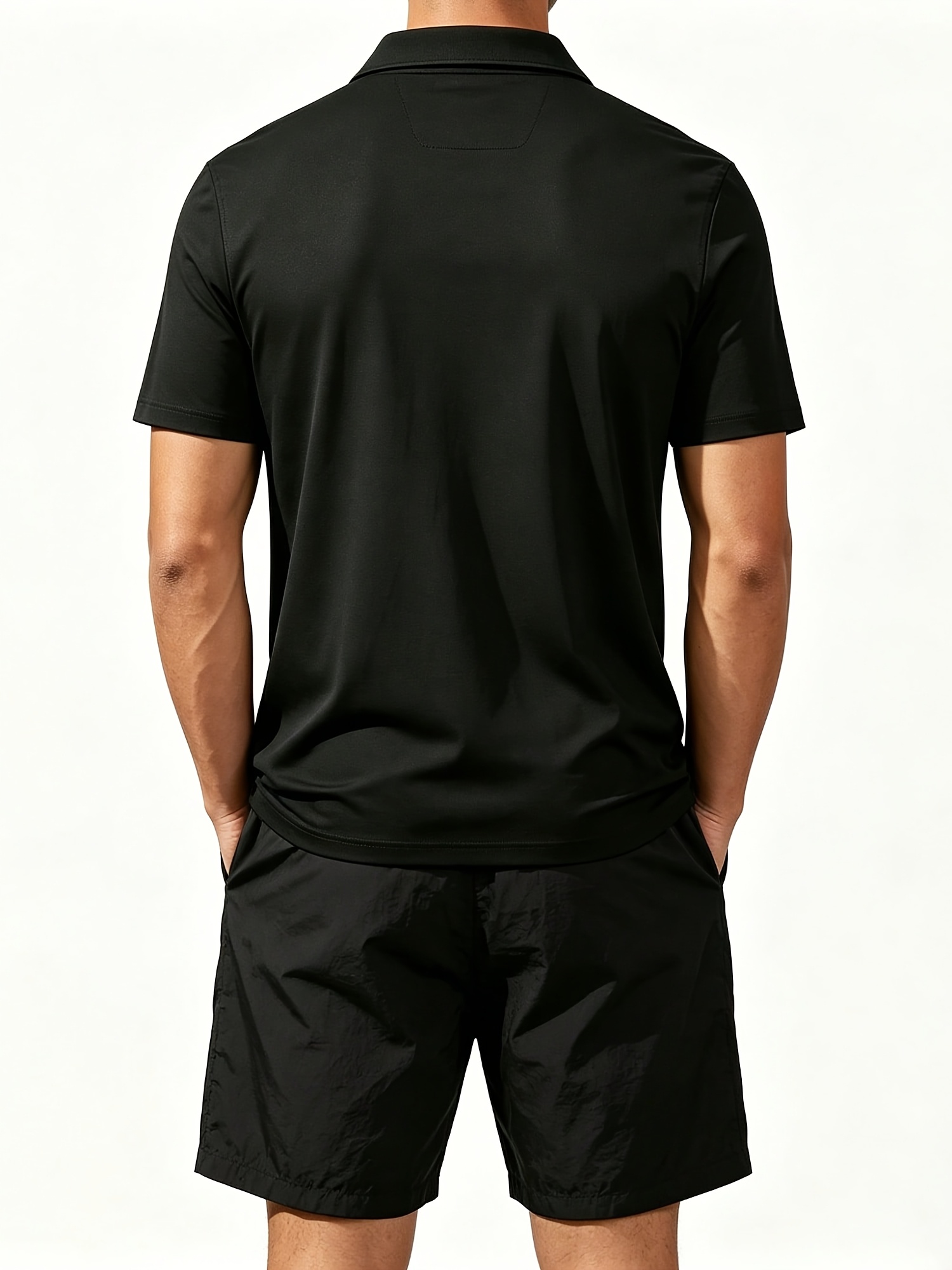 Men's Polo Shirt and Beach Sho - Watch Es ulasan dan harga