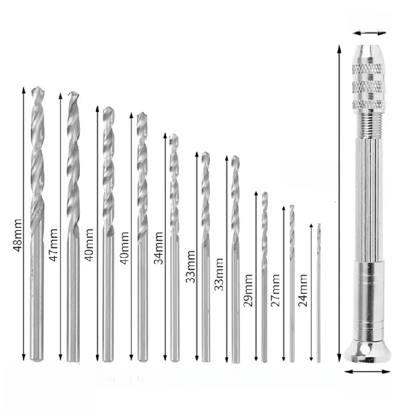 0.8-3.0mm Mini Hand Drill Wood - Watch Es ulasan dan harga