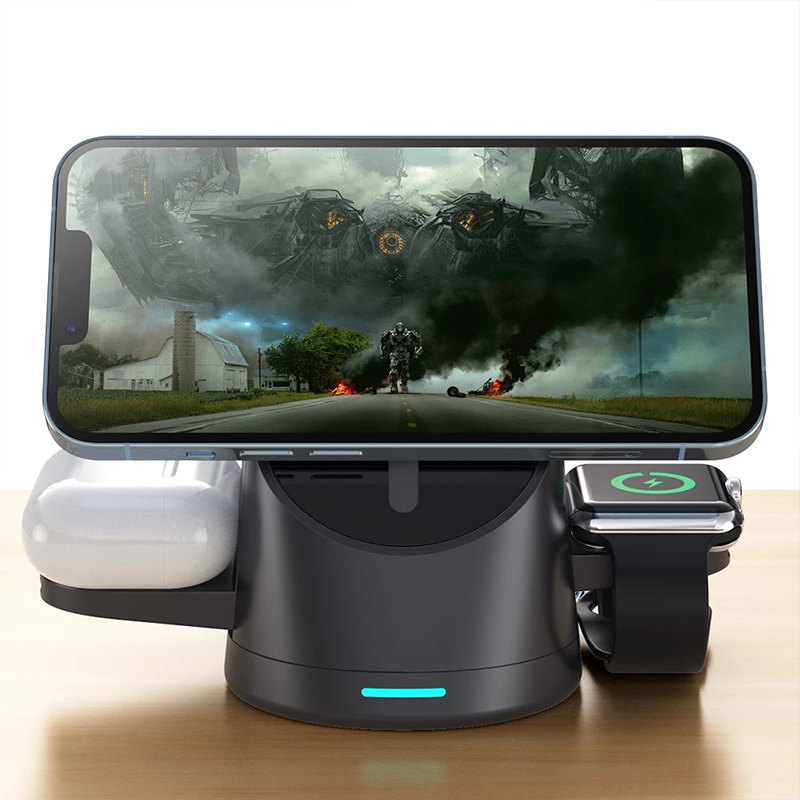 15W Magnetic 3 in 1 Fast Wirel - Watch 7 Smartwatch Iphone ulasan dan harga