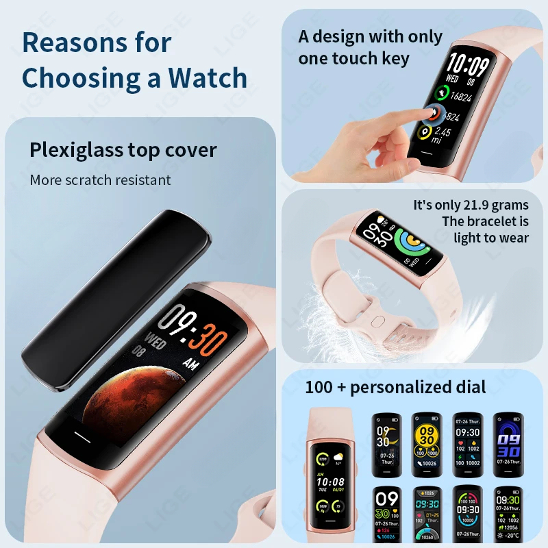 Fitness Tracker Smartwatch Mus - Smartwatch Watches Wallpaper ulasan dan harga