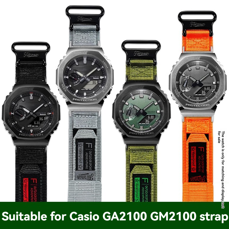Nylon Canvas Watch Band Strap  - Casio Watch G-Shock Ga-2100 ulasan dan harga