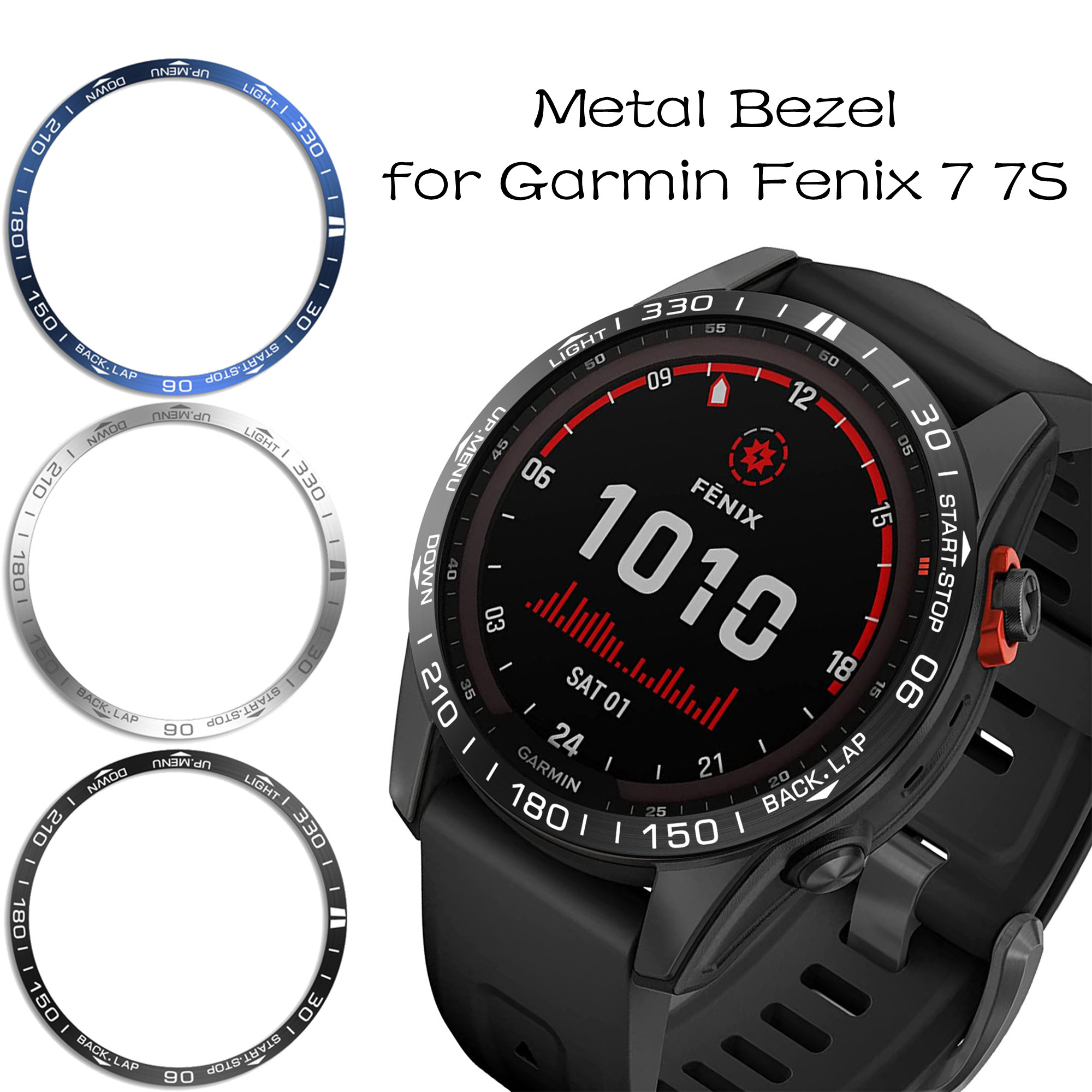 Metal Styling Bezel for Garmin - Smartwatch Ring Watches ulasan dan harga