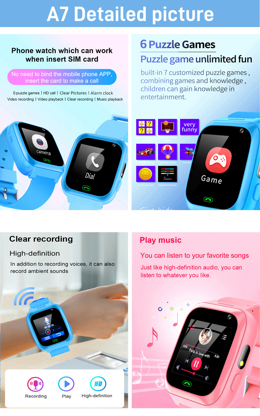 2G 4G Kids Smart Watch Phone G - Smartwatch Watches Gift For Boys On Birthday ulasan dan harga