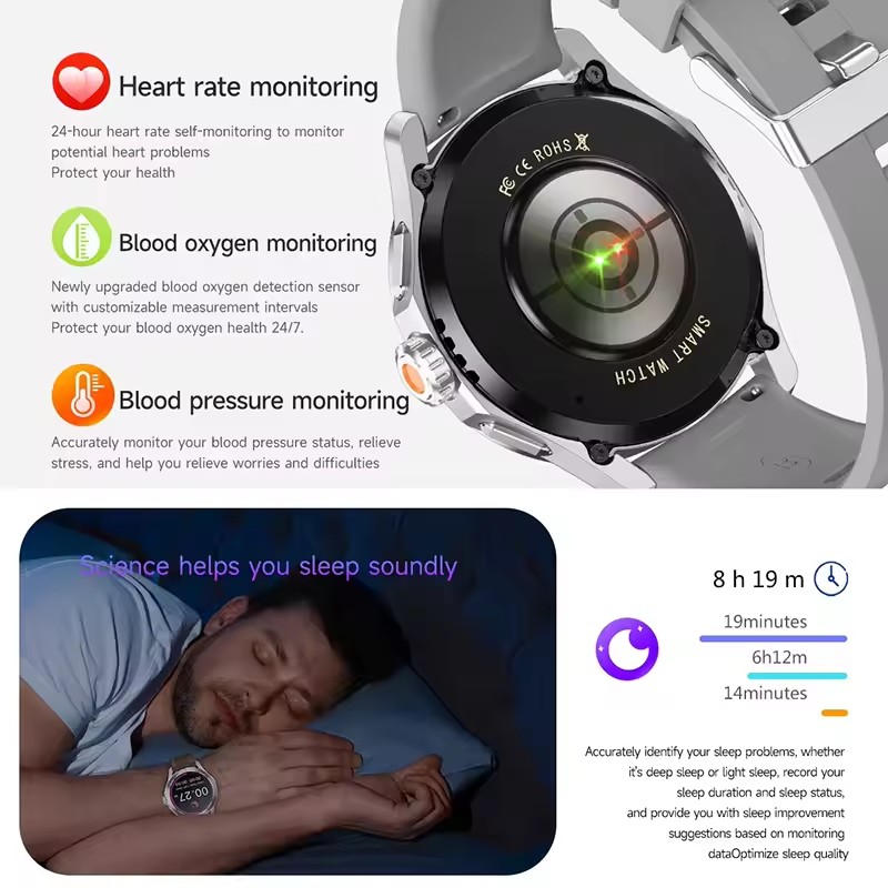 GUHUAVMI NFC Smart Watch Men A - Smartwatch Watches Brands For Men ulasan dan harga