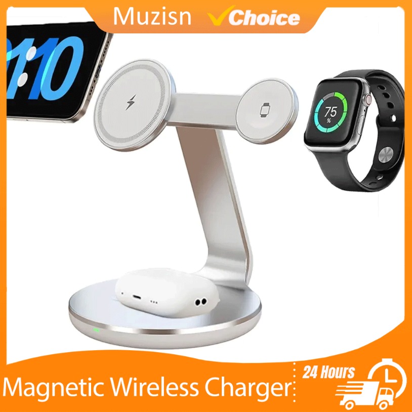 30W 3 In 1 Fast Charging Stati - Watch 7 Smartwatch Iphone ulasan dan harga