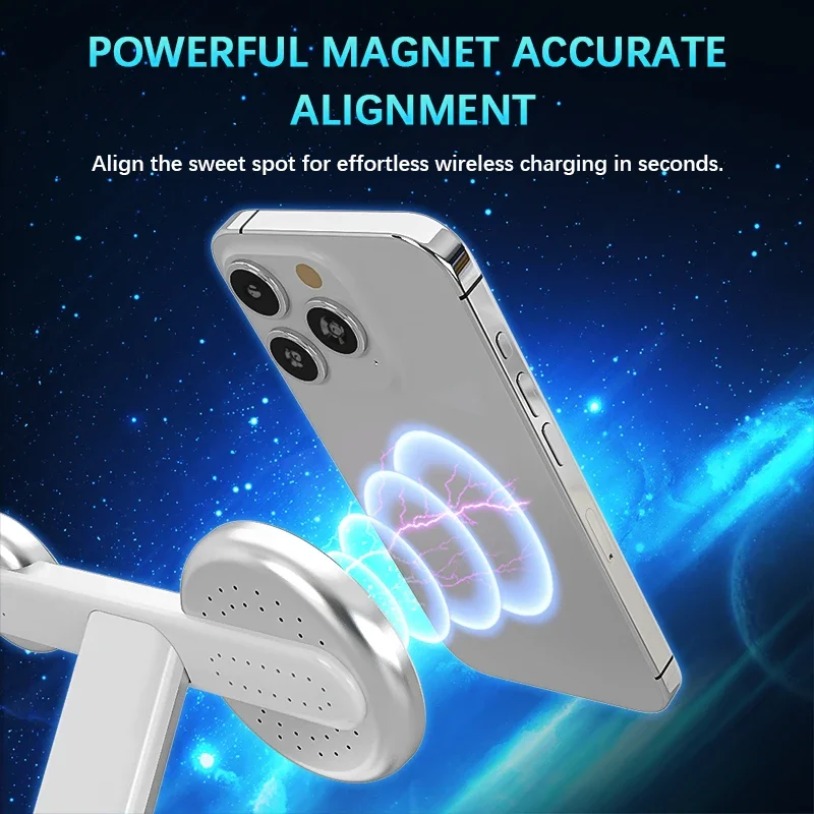 30W 3 In 1 Fast Charging Stati - Watch 7 Smartwatch Iphone ulasan dan harga