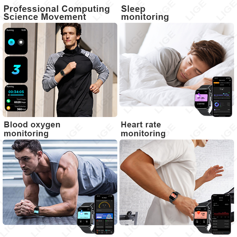 LIGE Original Brand Smart Watc - Smartwatch Watches Brands For Women ulasan dan harga